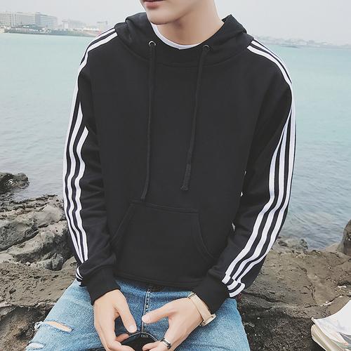秋季型男必备 新款连帽套头卫衣，穿出你的潮流态度