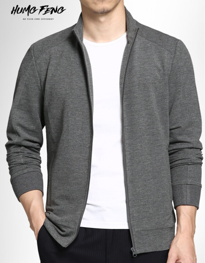 悍风男装2016秋季新品 立领休闲开衫，打造韩系型格