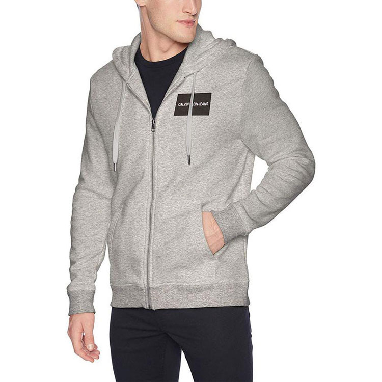 Calvin Klein 18秋冬新款男士开衫连帽卫衣 潮流与舒适的完美融合